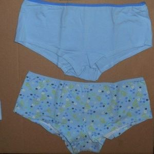 Vintage Rare 2 Cotton Spandex Fun Boy Short Underwear Plus Sz